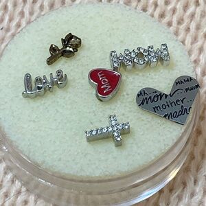 Origami Owl Floating Charm lot of 6 Mother’s Day Mom